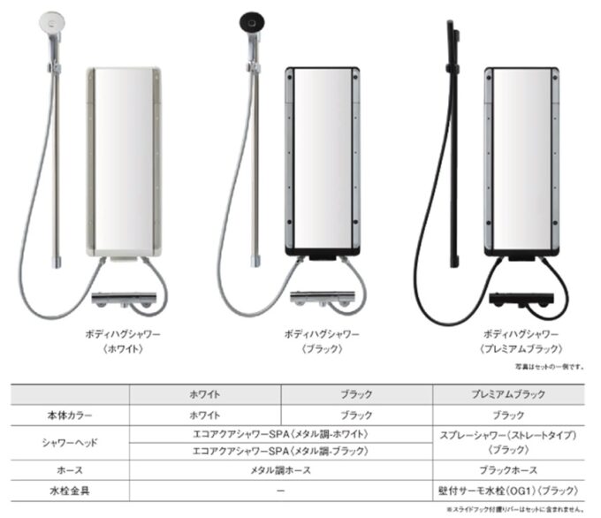 ボディハグシャワーのバリエーション